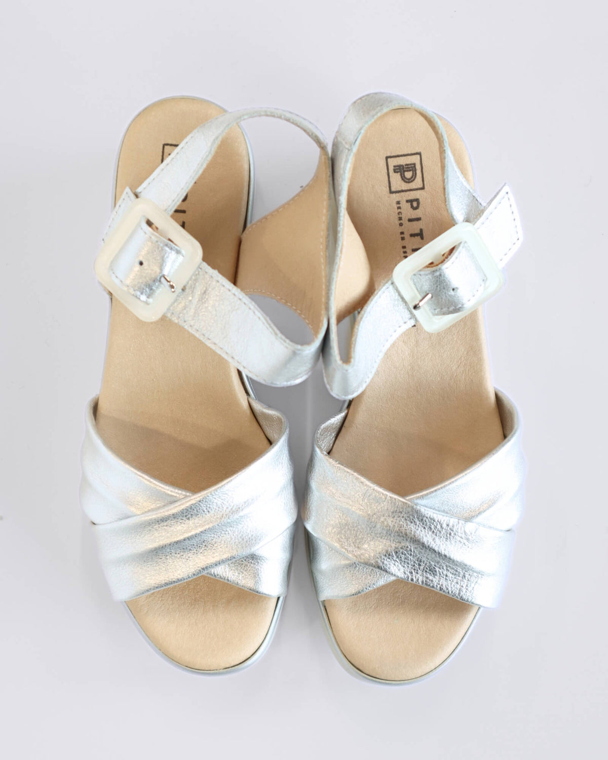 10364 WEDGE SANDALS PLATA