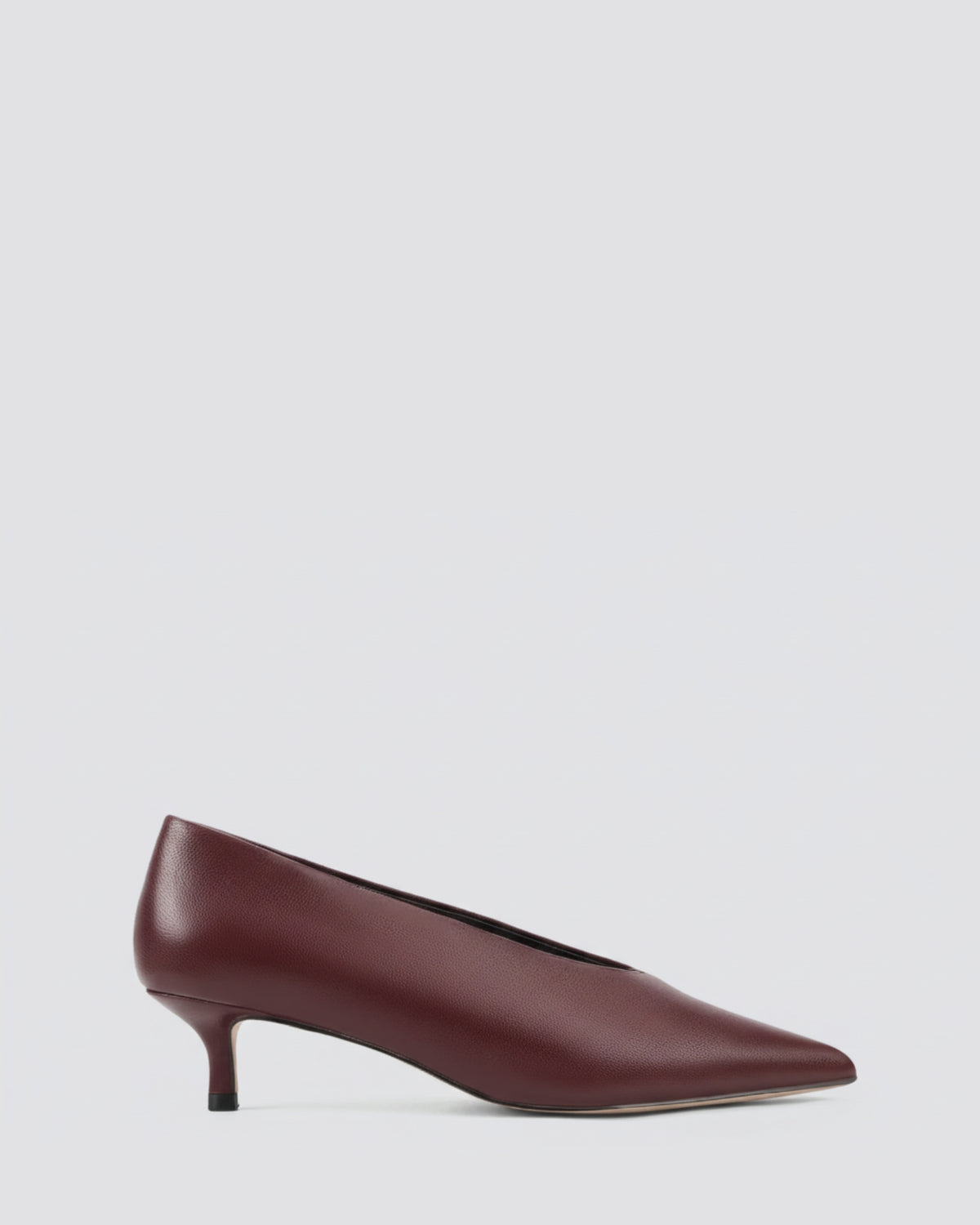 FLYNN POINT TOE PUMPS WINE