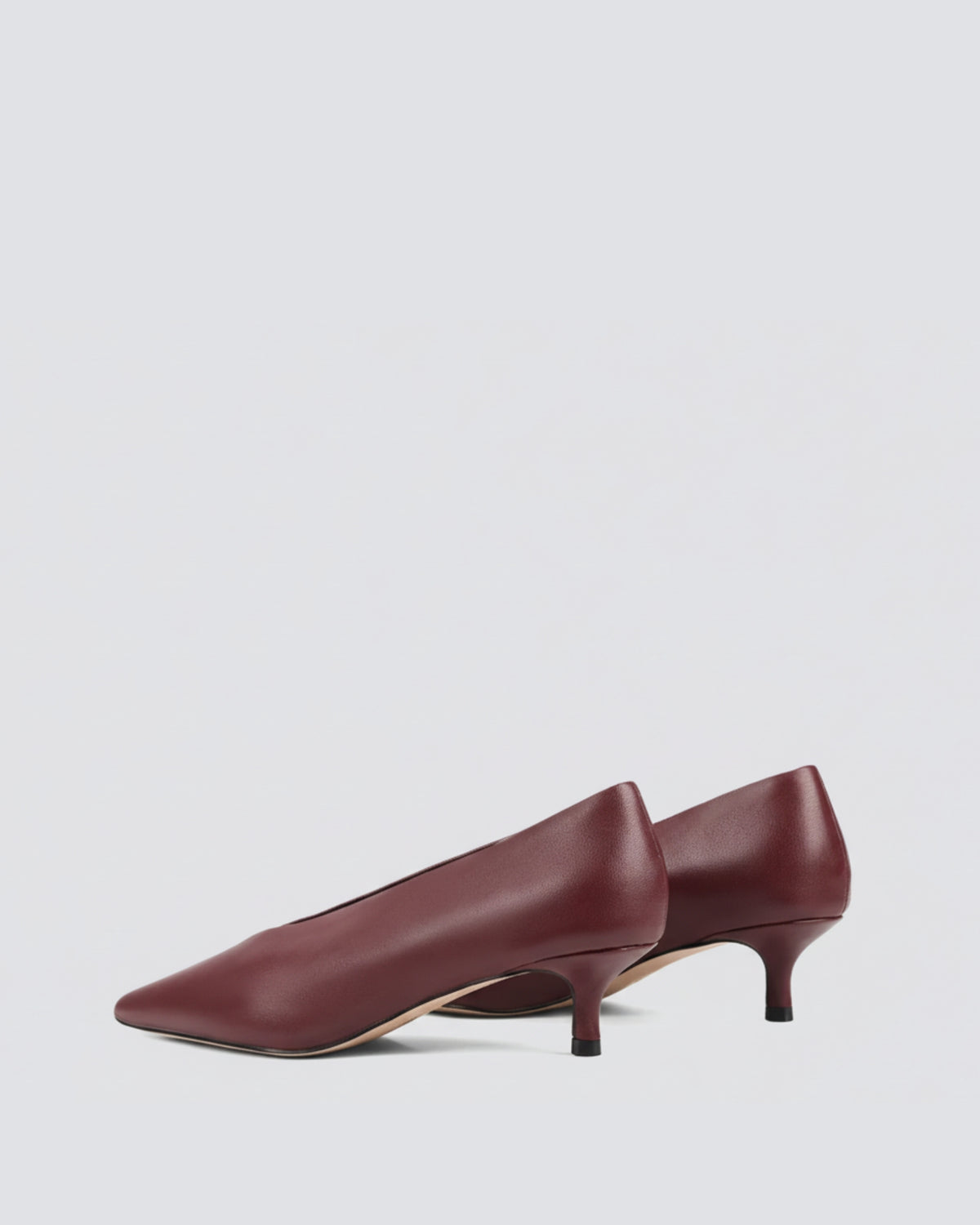 FLYNN POINT TOE PUMPS WINE