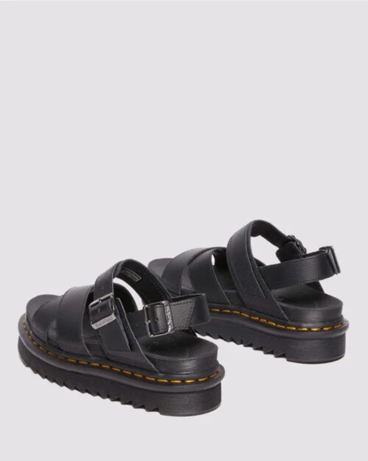 VOSS II CROSS STRAP SANDAL BLACK