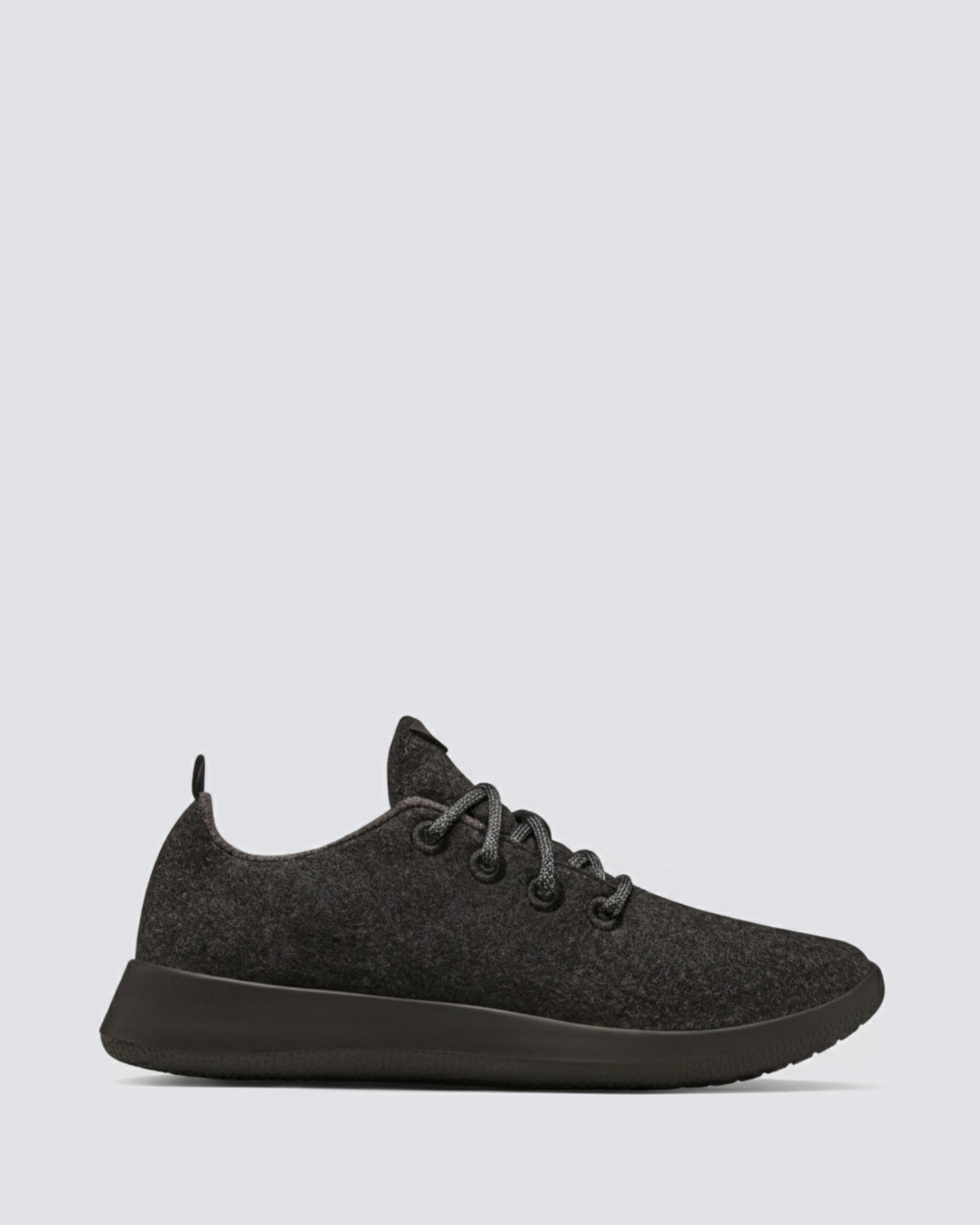 MENS WOOL RUNNER NATURAL BLACK/BLACK SOLE
