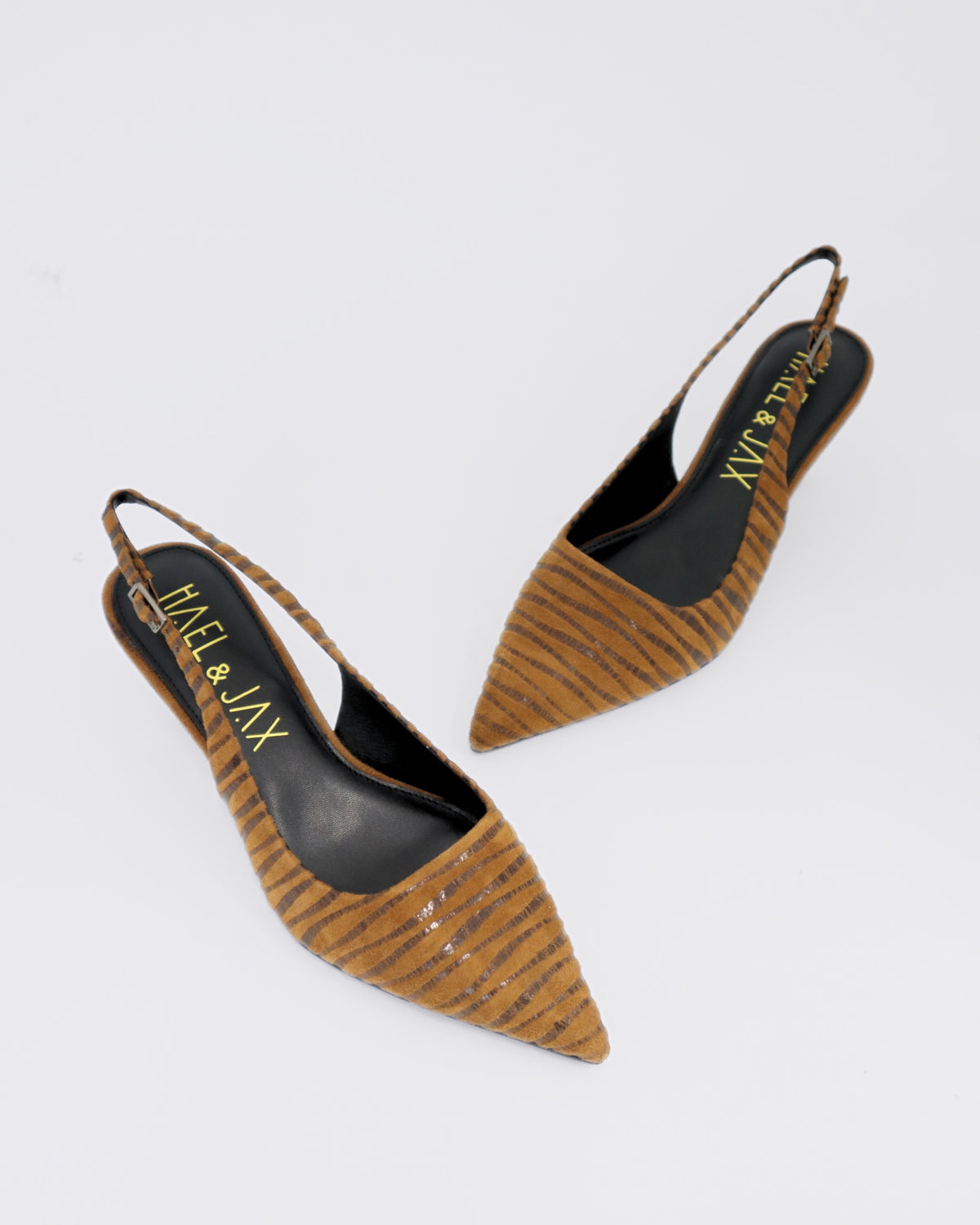 PETITE SLINGBACK HEELS MOCHA ANIMAL