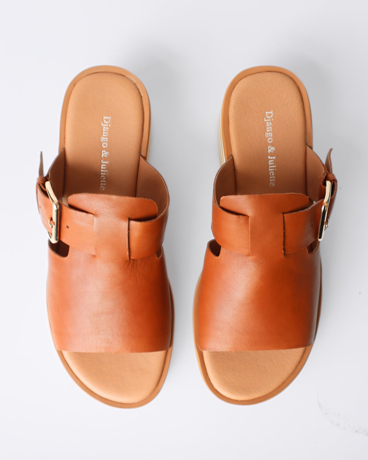 FOGAL PLATFORM SANDALS DARK RUM