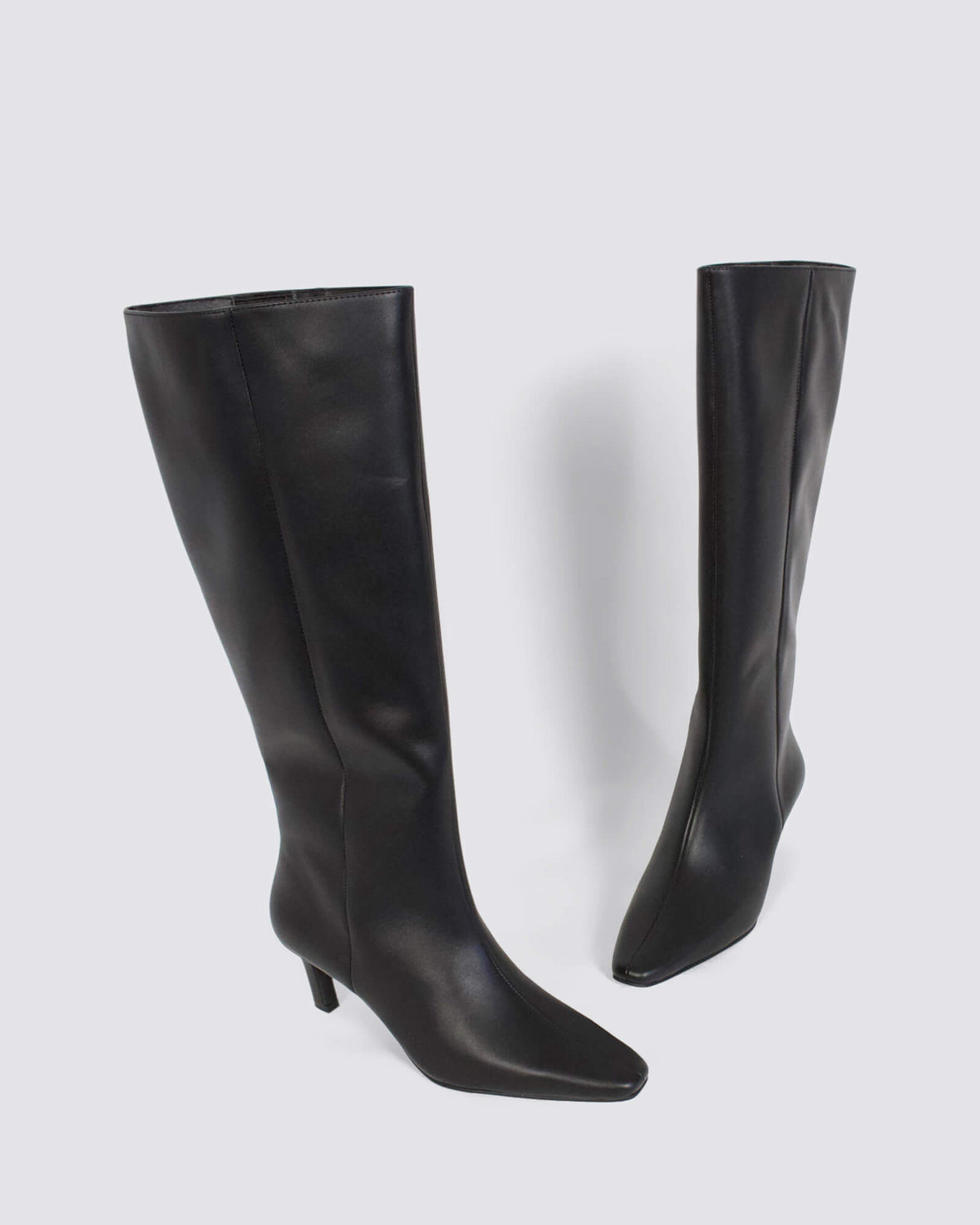 BLAKE CHISEL TOE LONG BOOTS BLACK