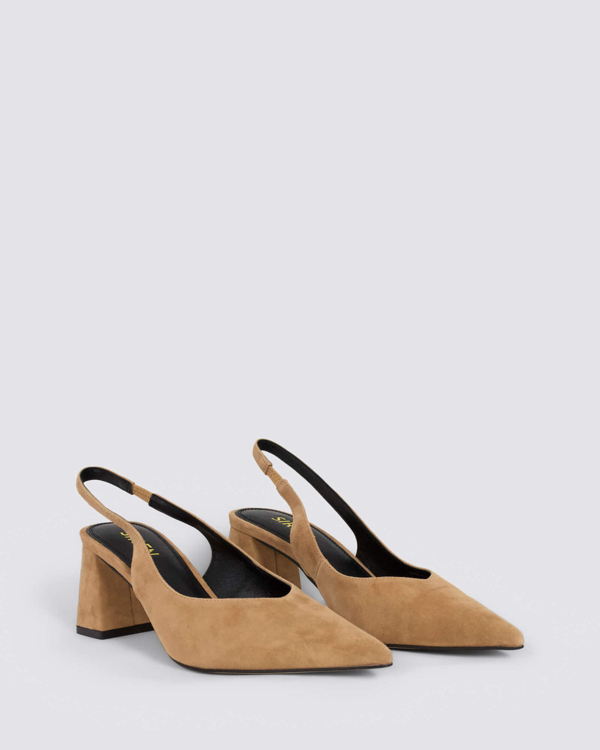 YANKEE SLINGBACK HEELS CAMEL TAN SUEDE