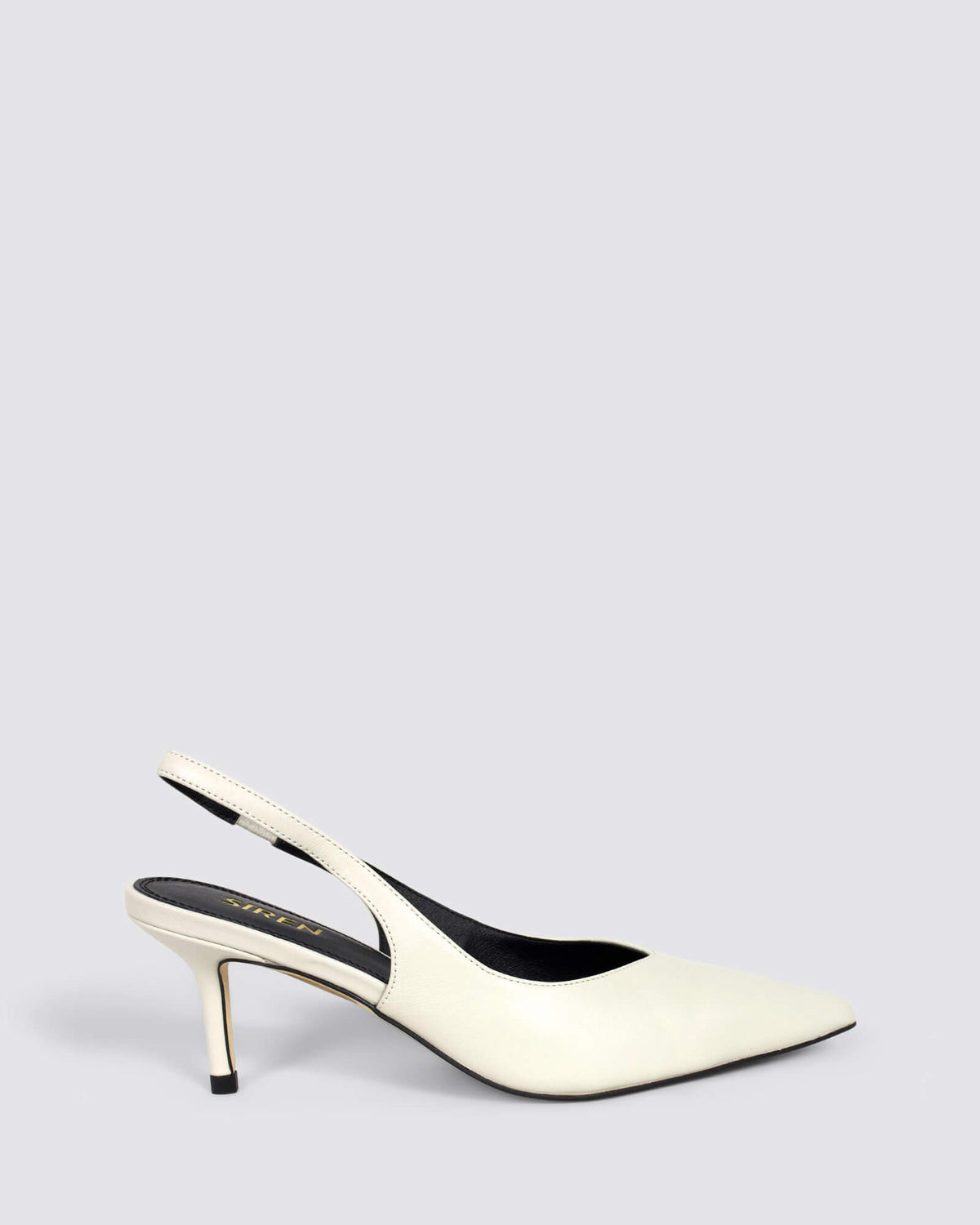 YORY SLINGBACK HEELS CHALK WHITE