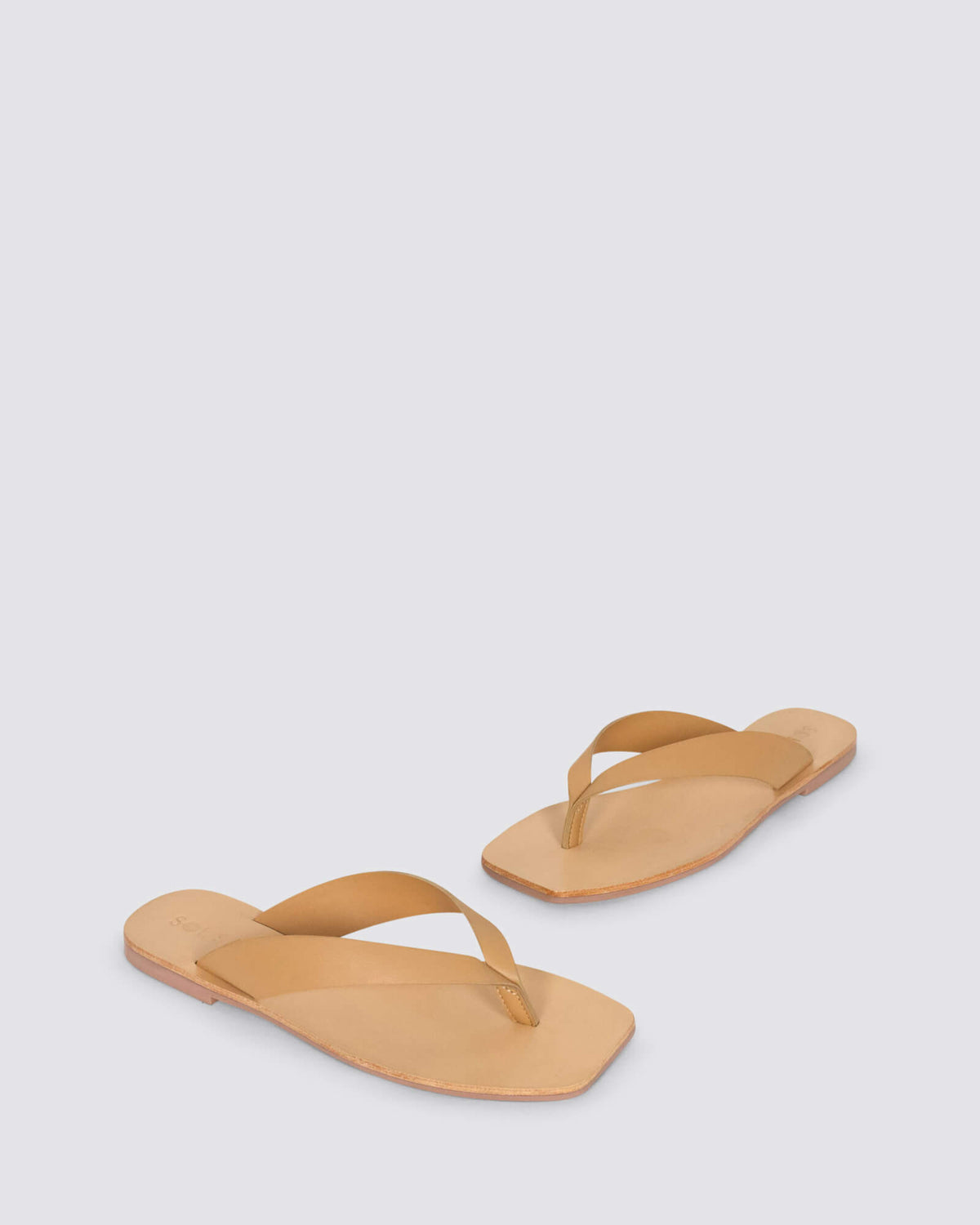 CALA LIONGA SANDALS TAN LEATHER