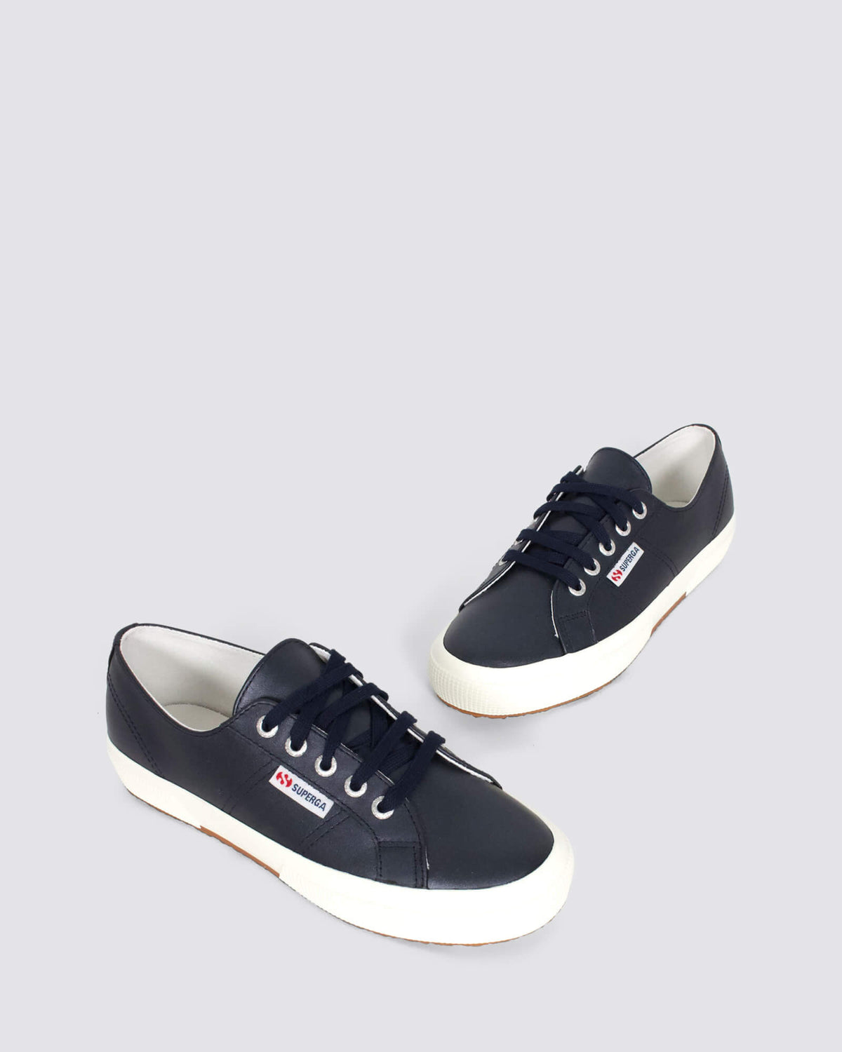 2750 SNEAKERS METALLIC LEATHER BLACK/WHITE