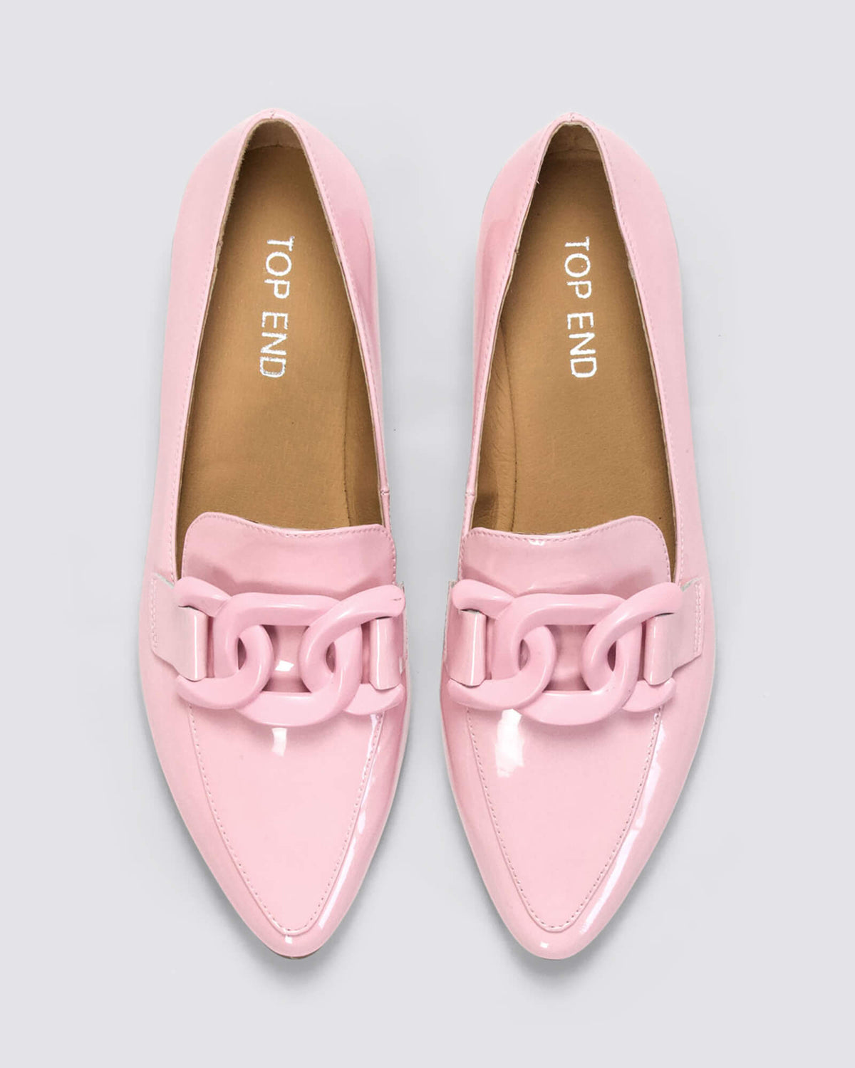 SOCORO LOAFERS PINK PATENT
