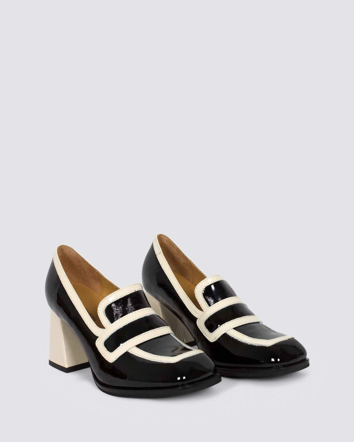 BERGEN HEELS BLACK/BONE