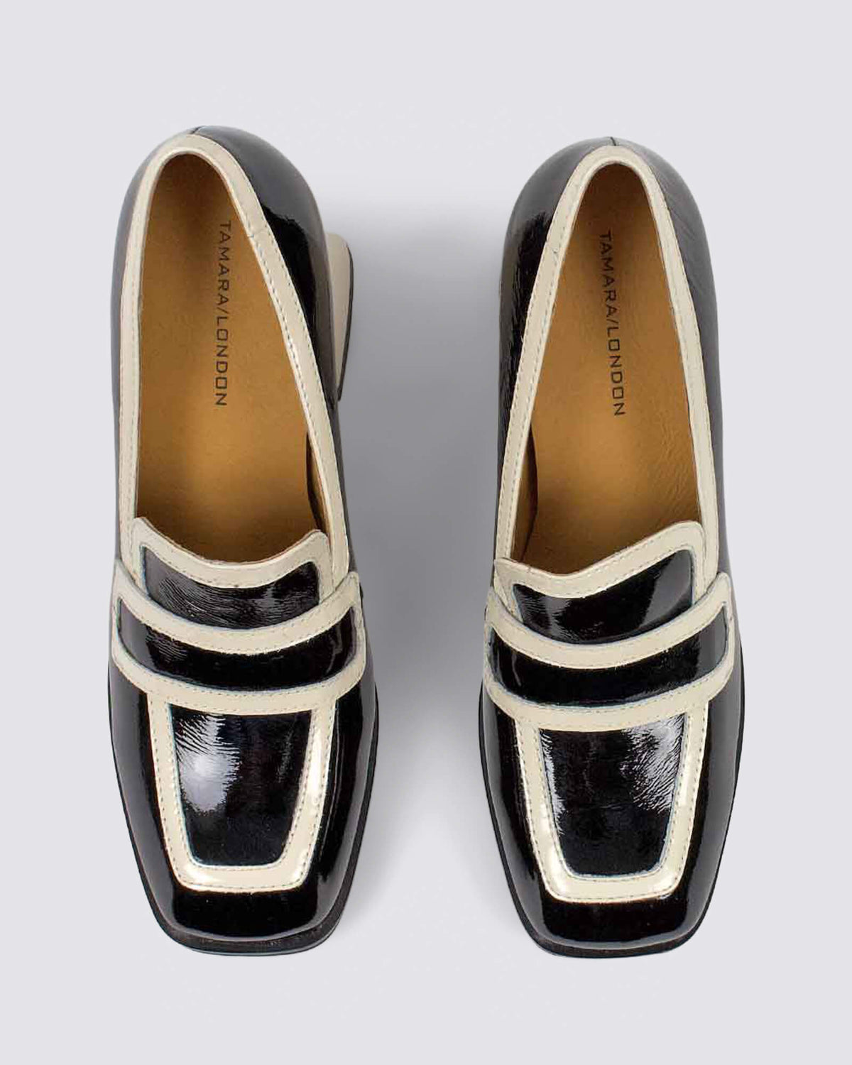 BERGEN HEELS BLACK/BONE