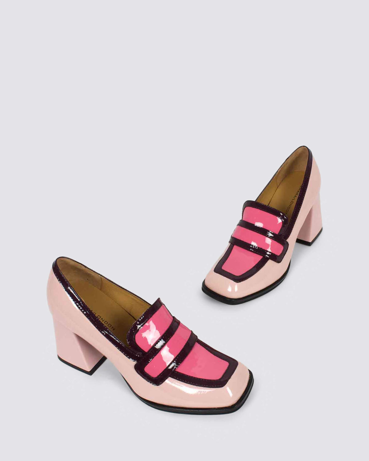 BERGEN HEELS PINK MULTI