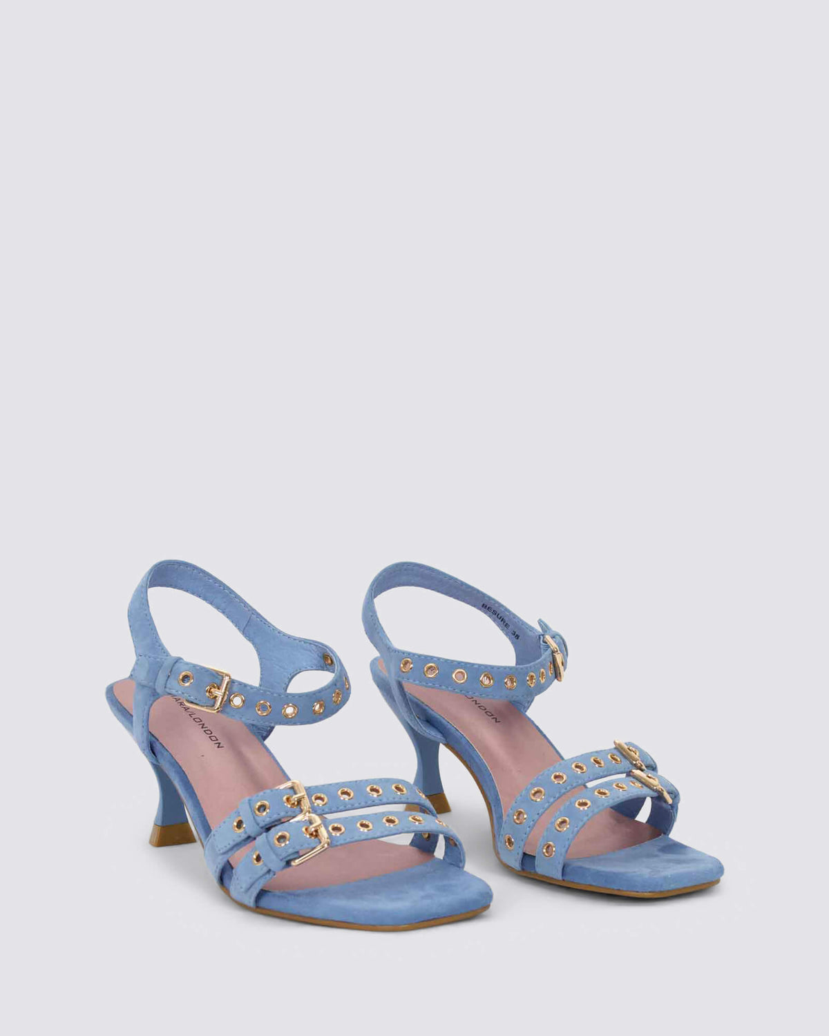 BESURE HEELS CORNFLOWER SUEDE