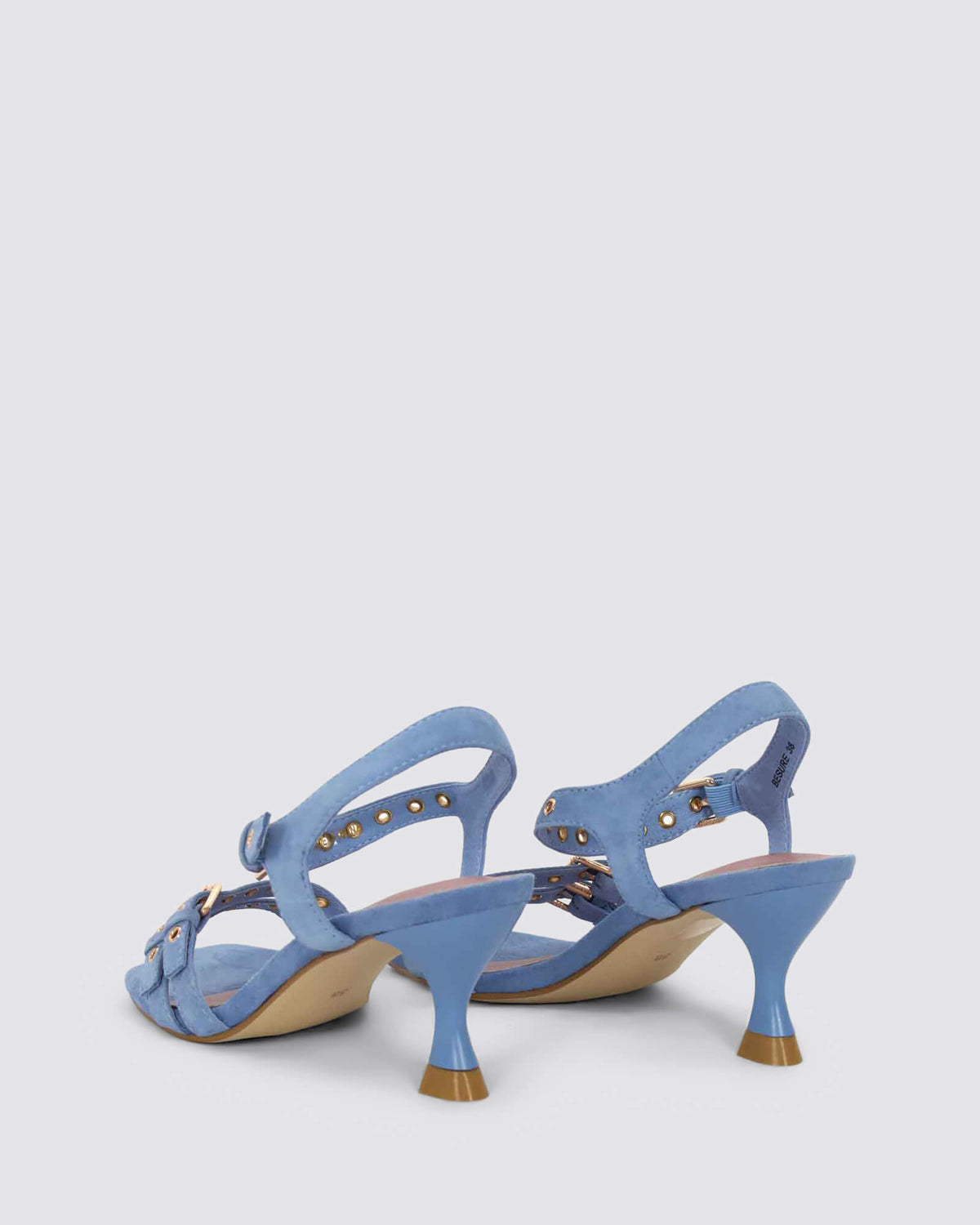 BESURE HEELS CORNFLOWER SUEDE