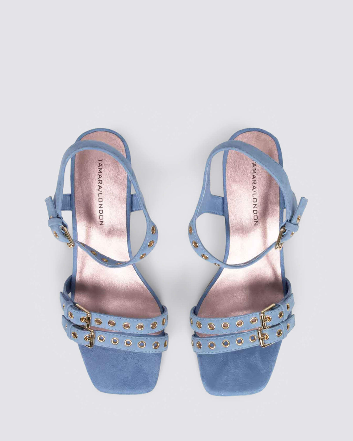 BESURE HEELS CORNFLOWER SUEDE