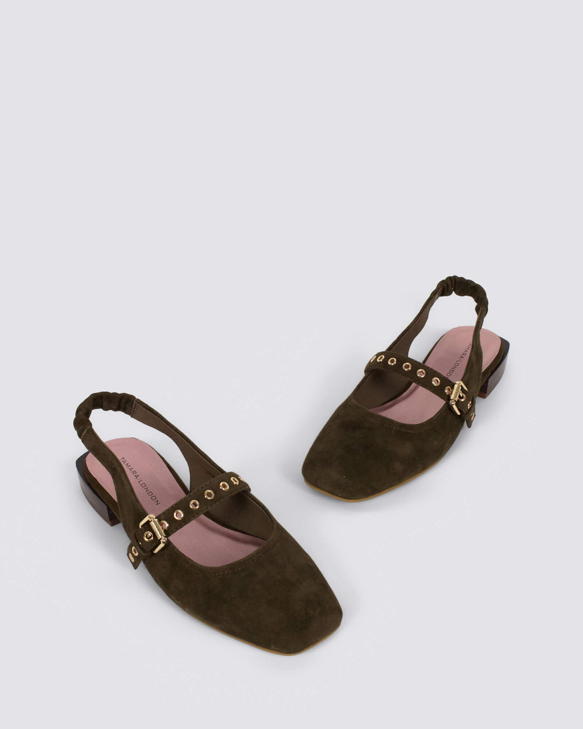 BLAST SLINGBACK FLATS CHOCOLATE SUEDE