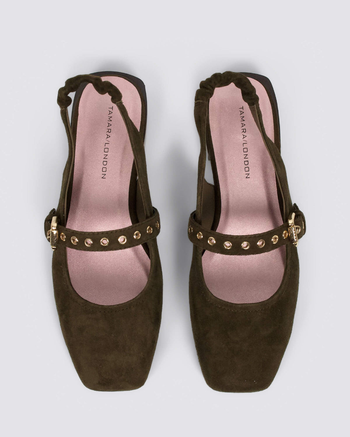 BLAST SLINGBACK FLATS CHOCOLATE SUEDE