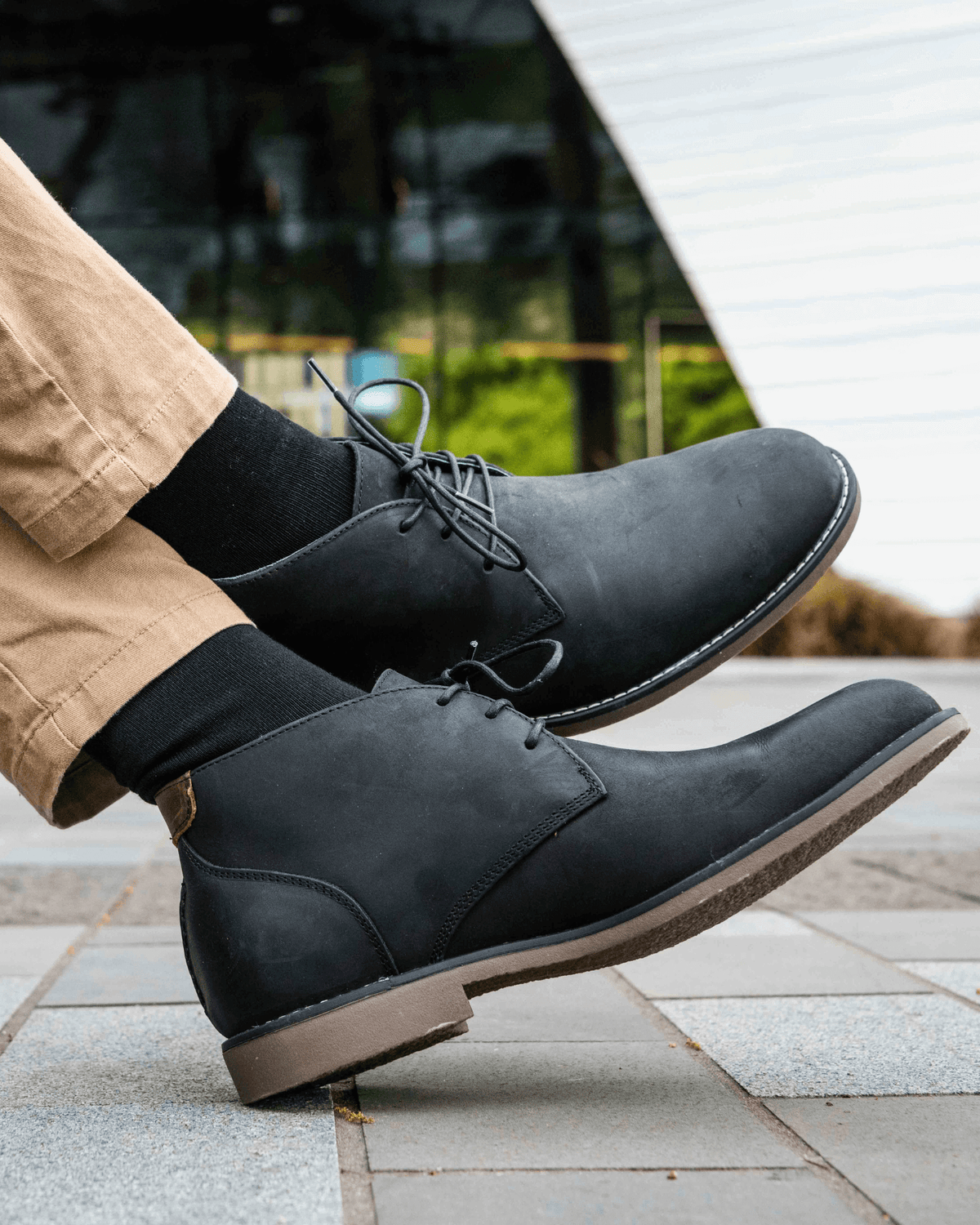 TERMINAL DRESS SHOES BLACK LEATHER