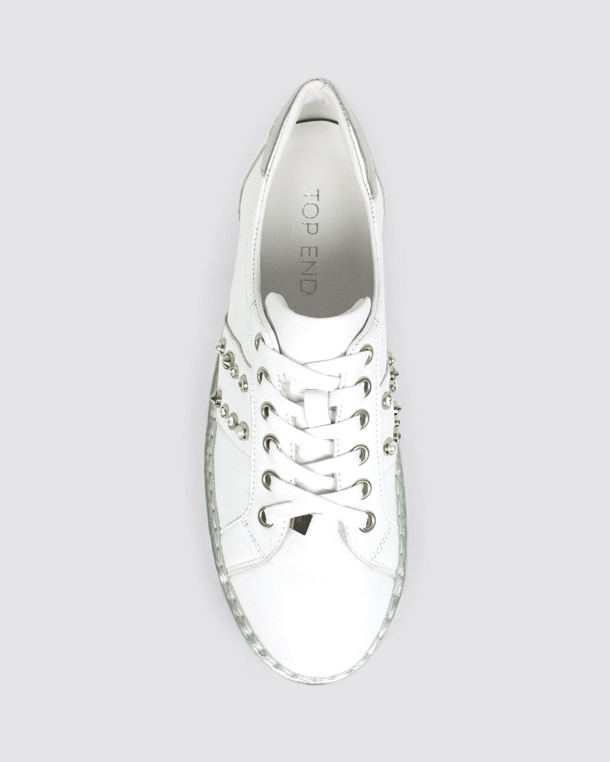 ERMAH SNEAKERS WHITE SILVER MULTI LEATHER