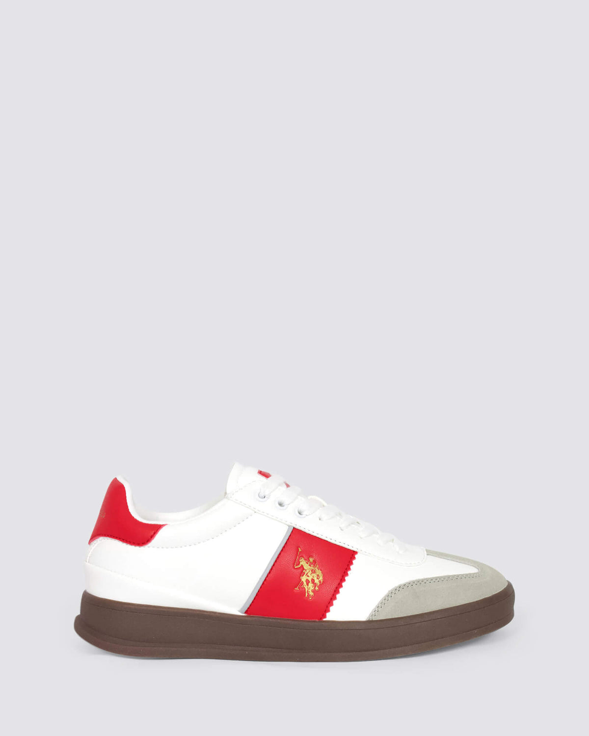 CAMPY MENS SNEAKERS WHITE/RED