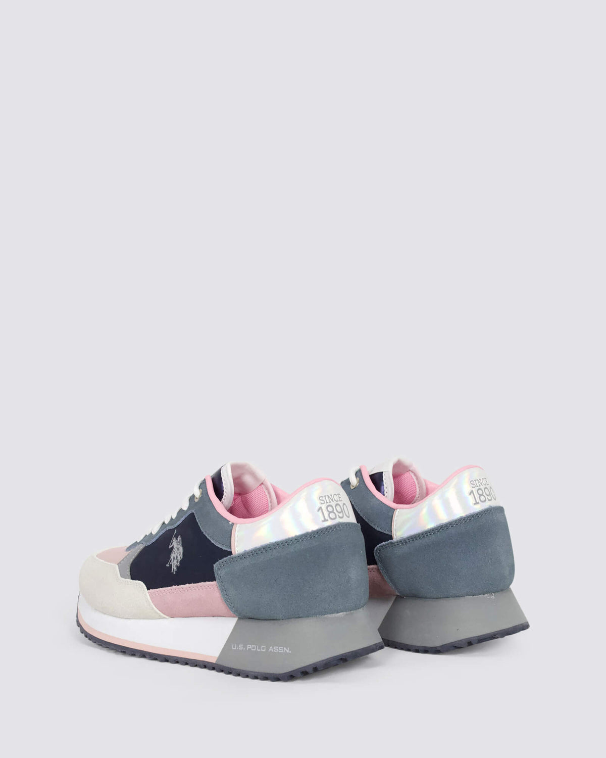 SACHA WOMENS SNEAKERS BLUE/PINK