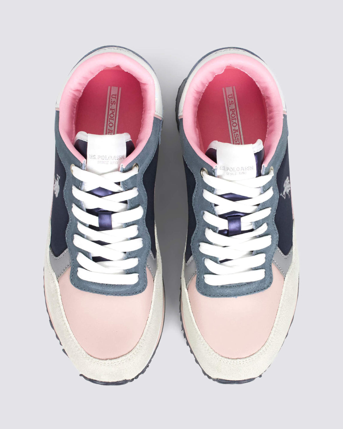 SACHA WOMENS SNEAKERS BLUE/PINK