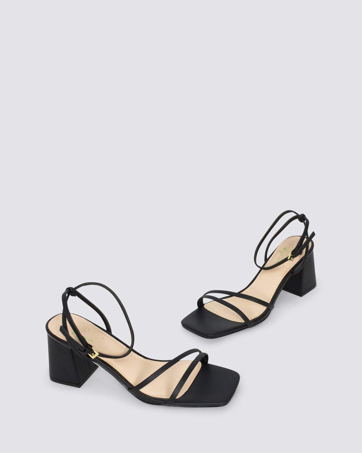 STEVIE BLOCK HEELS BLACK