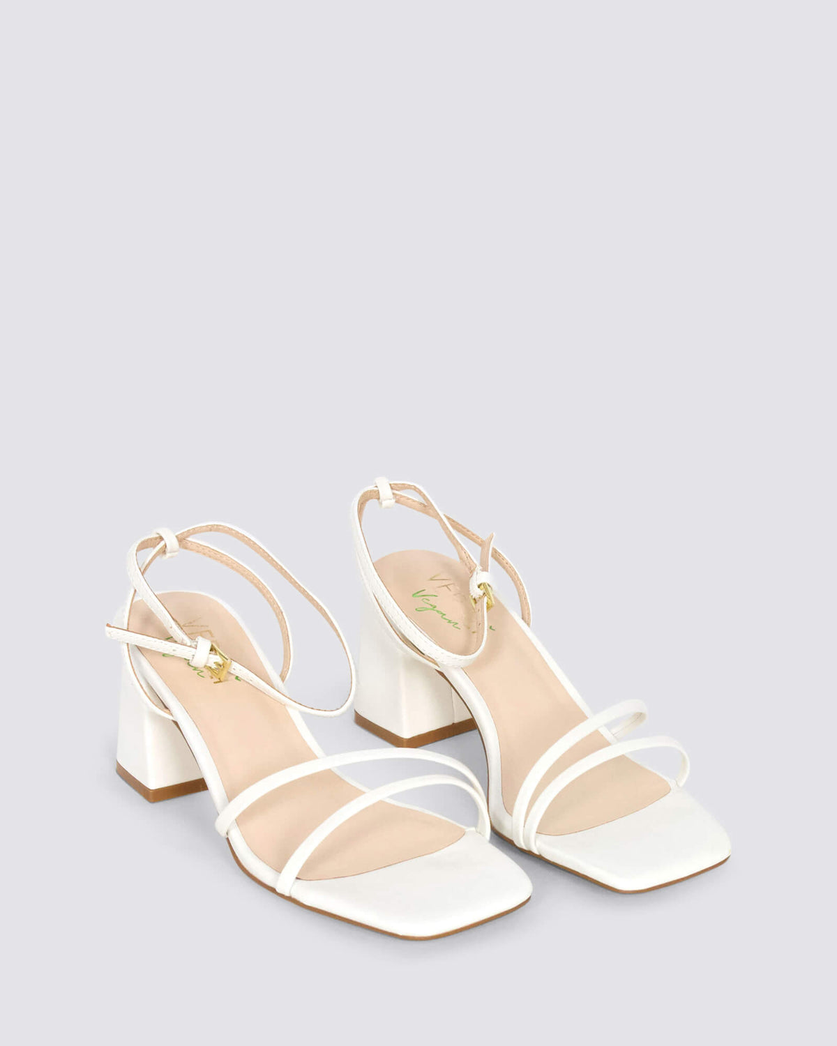 STEVIE BLOCK HEELS CHALK