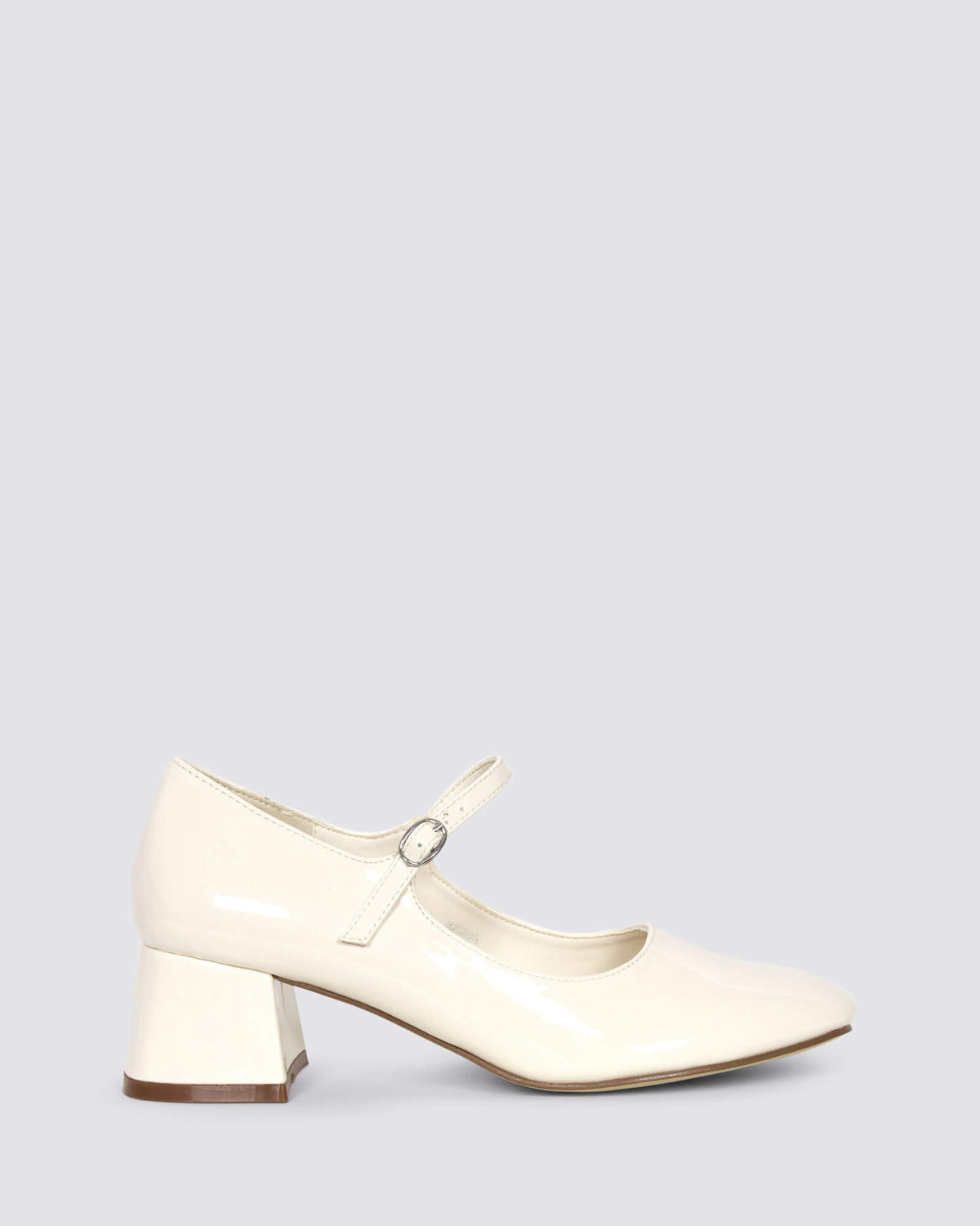 KENNA MARY JANES BONE WHITE PATENT