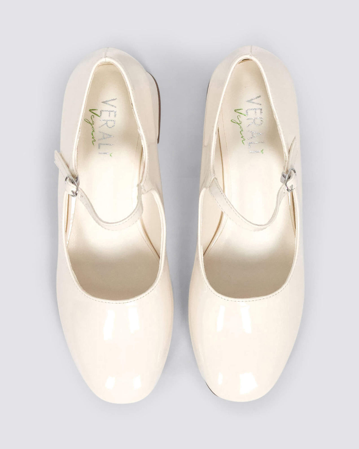 KENNA MARY JANES BONE WHITE PATENT