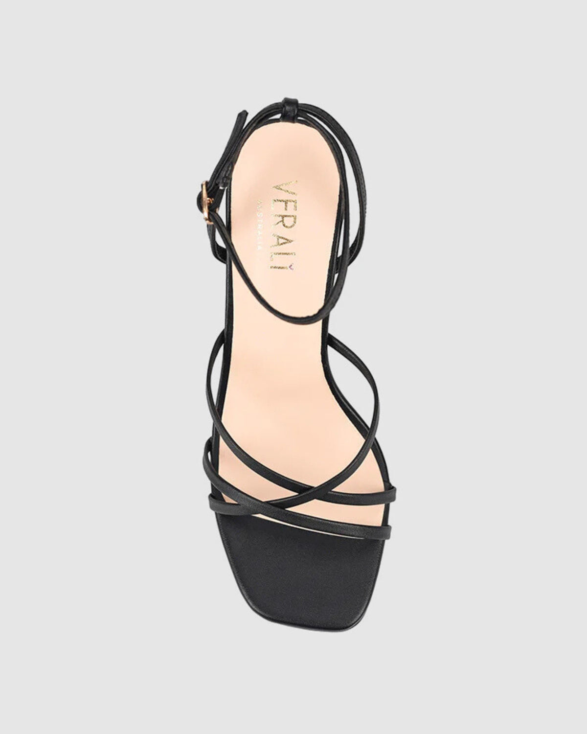 PENELOPE STRAPPY HEELS BLACK