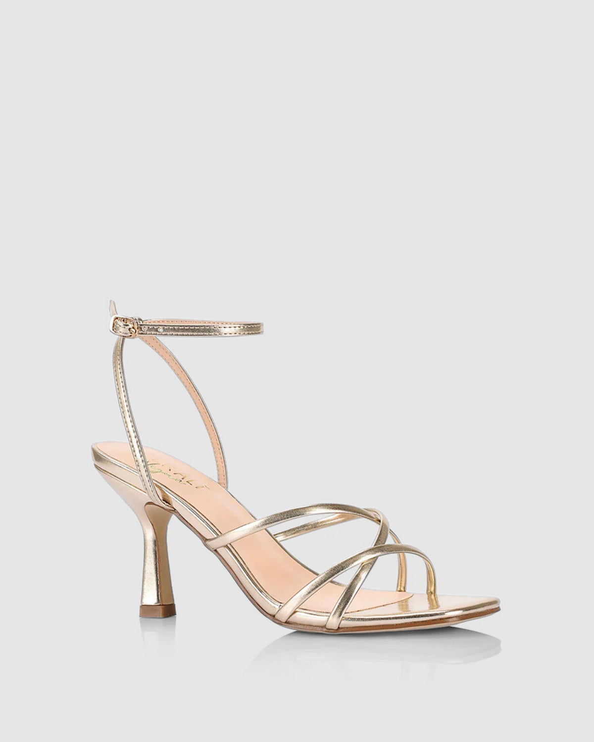 PENELOPE STRAPPY HEELS CHAMPAGNE GOLD