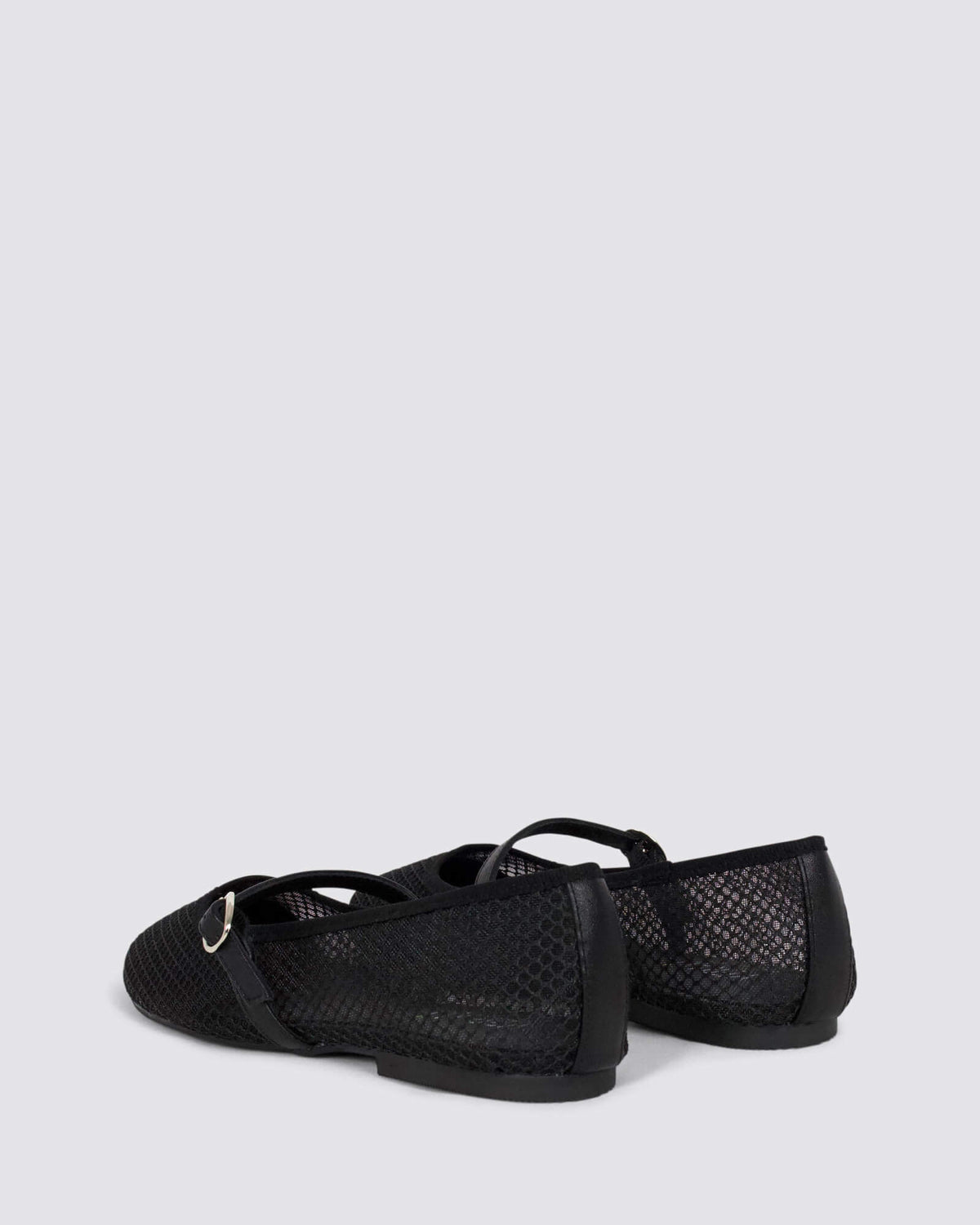 BAMBAM MARY JANES BLACK MESH