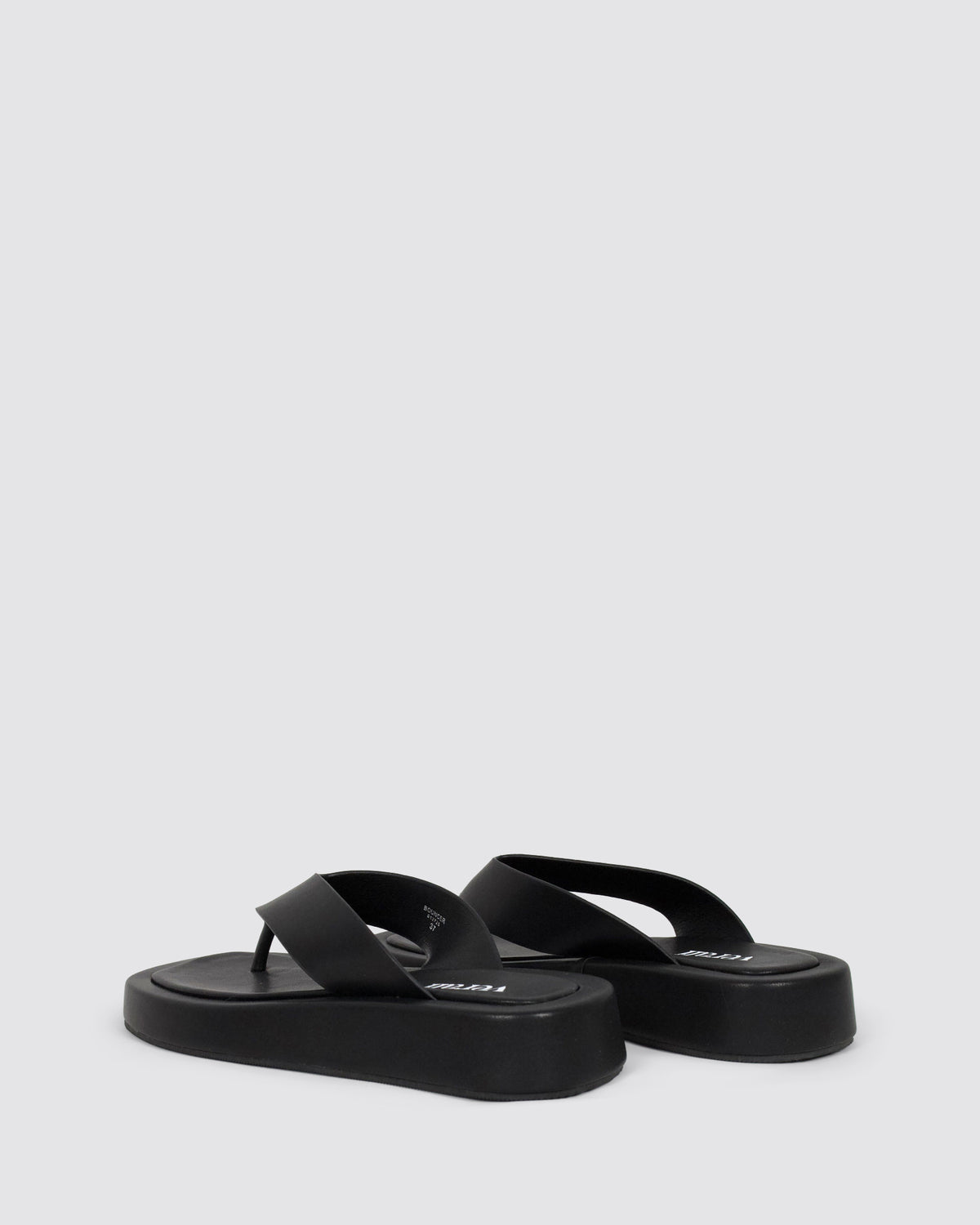 BOUNCER II FLATFORM THONGS BLACK