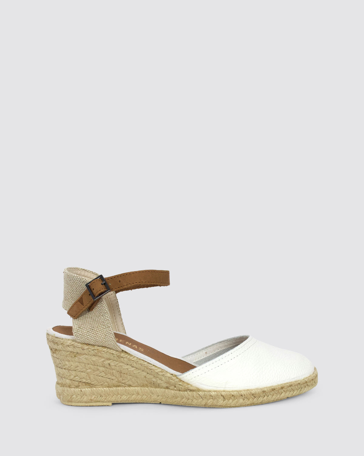 MALENA WEDGE SANDALS WHITE