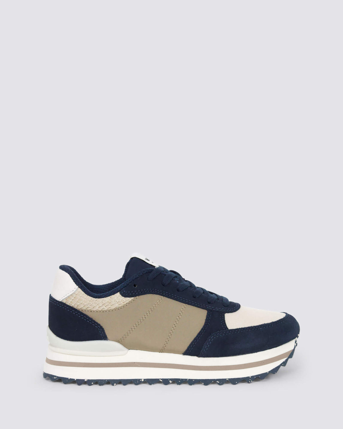 RONJA PLATEAU PLATFORM SNEAKERS NAVY MULTI