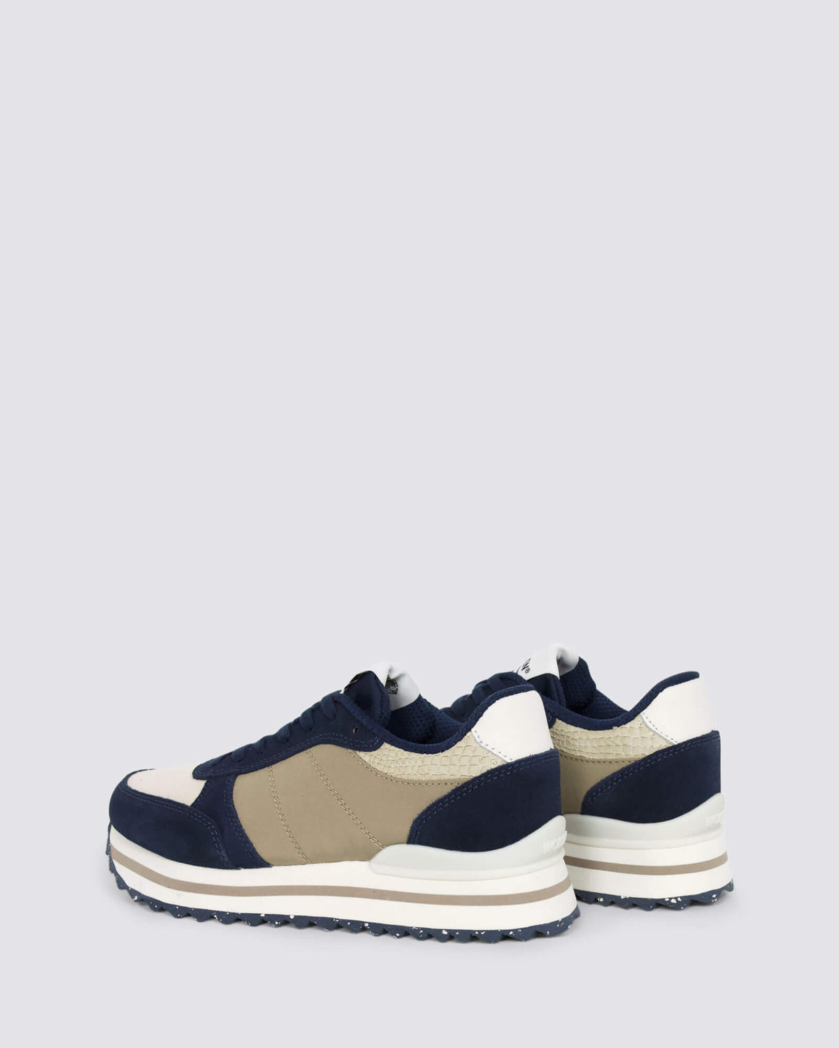RONJA PLATEAU PLATFORM SNEAKERS NAVY MULTI