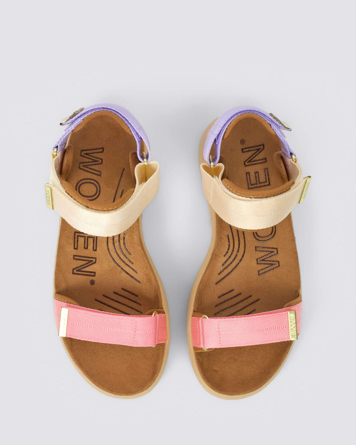 LINE SANDALS BUTTER MULTI
