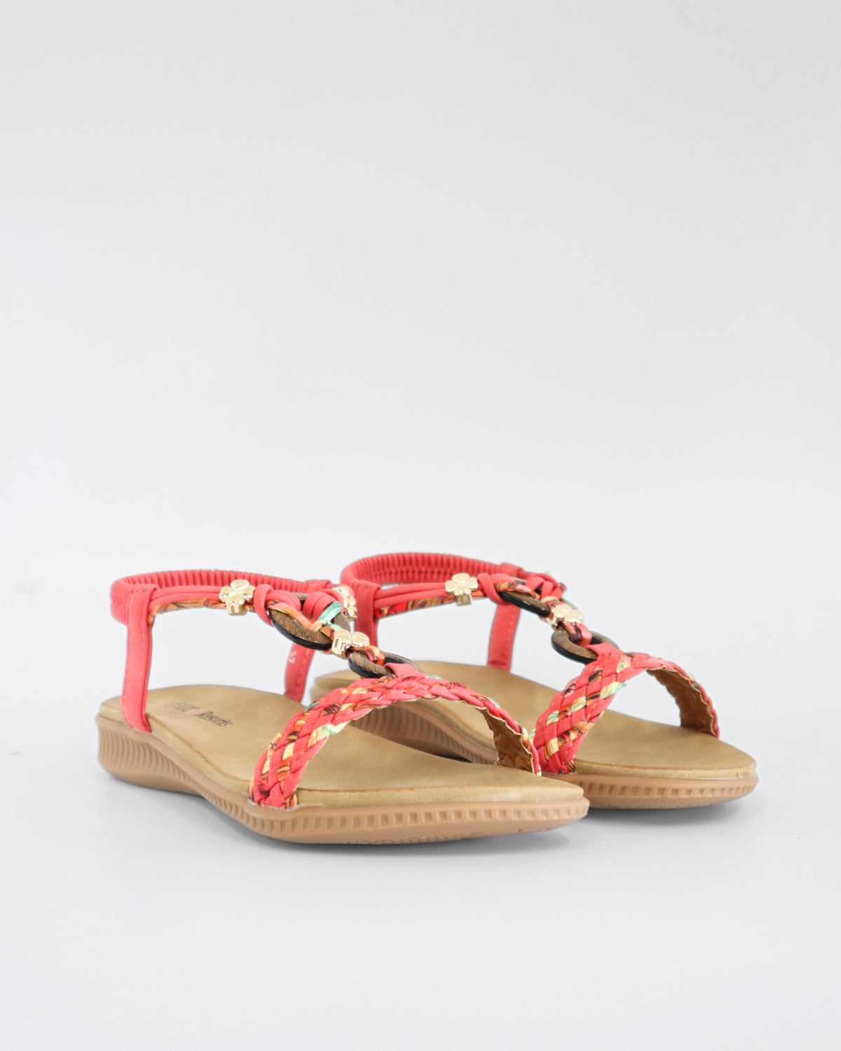 XTRA SANDALS RED MULTI