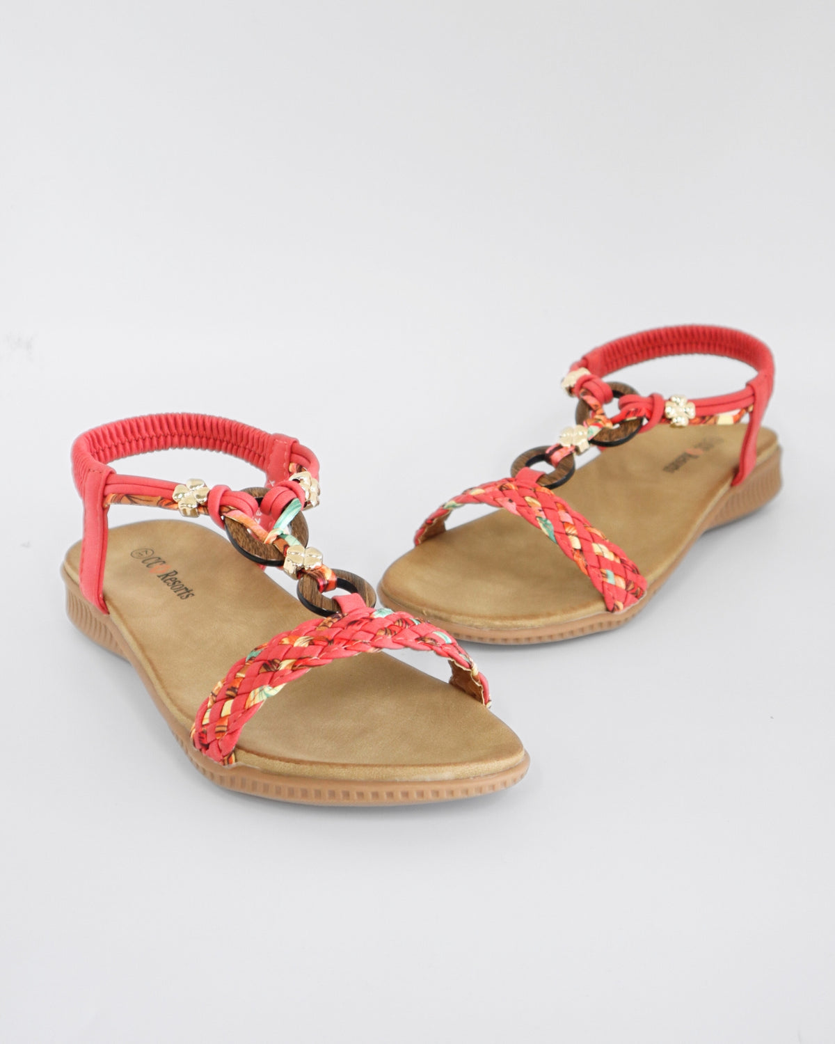 XTRA SANDALS RED MULTI