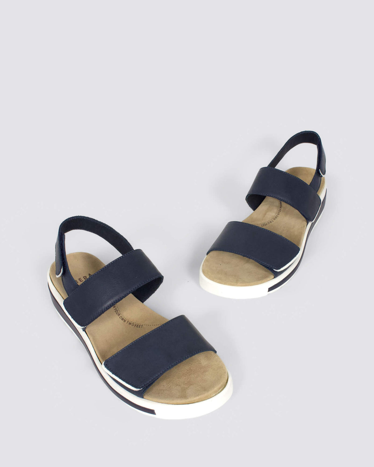 GARLIN W-ZR SANDALS NAVY/WHITE