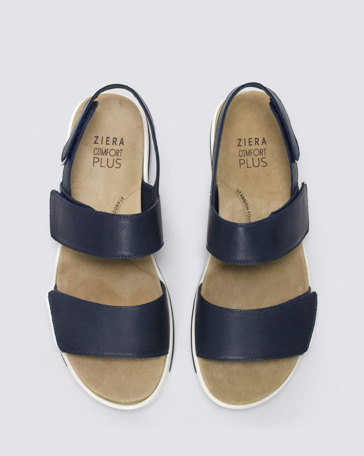 GARLIN W-ZR SANDALS NAVY/WHITE
