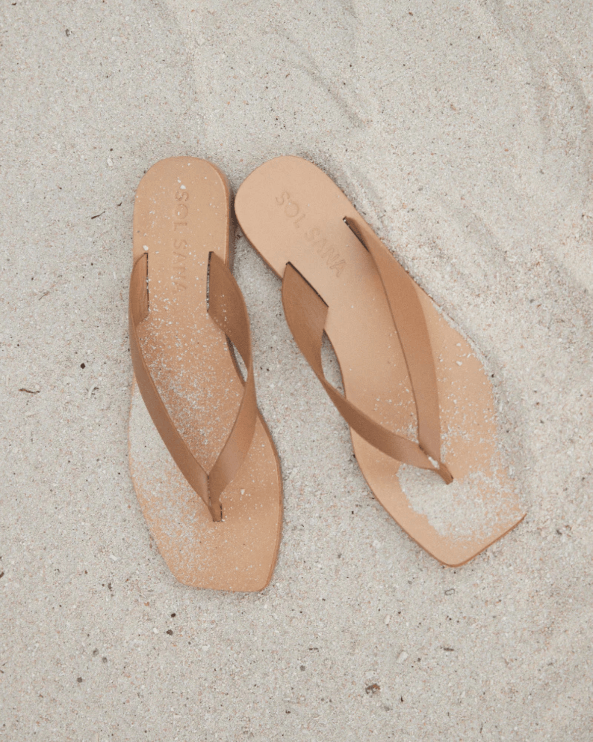 CALA LIONGA SANDALS TAN LEATHER