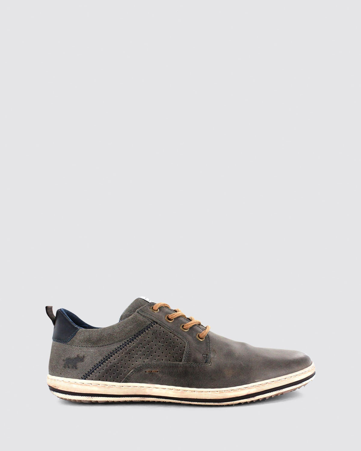 CHARGER SNEAKERS DARK GREY LEATHER