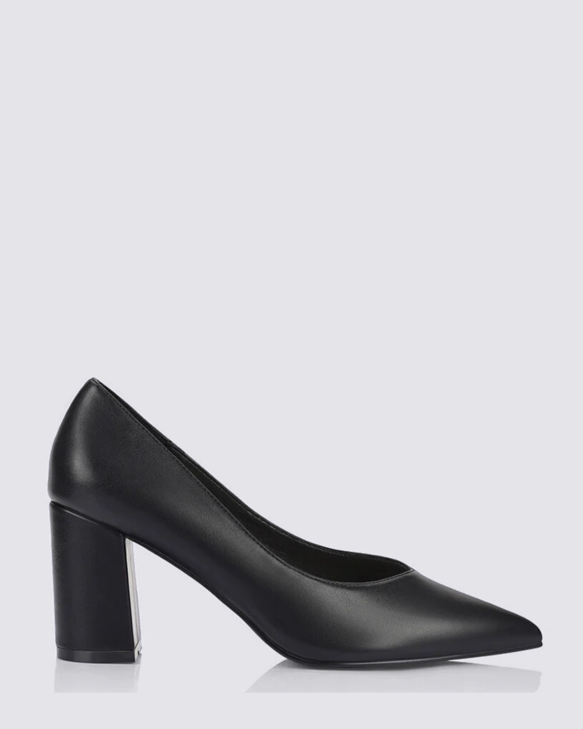 ELLIOT BLOCK HEEL PUMPS BLACK