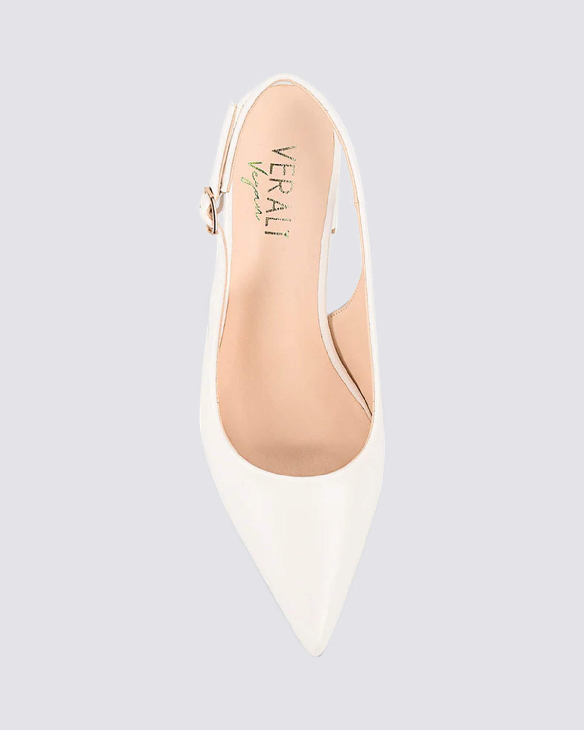 ELIO SLINGBACK HEELS CHALK WHITE