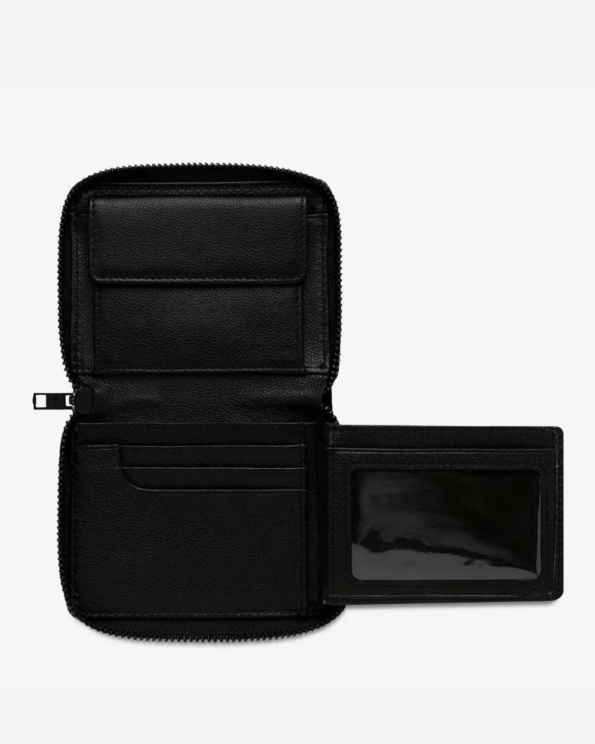 EMMIT WALLET BLACK LEATHER