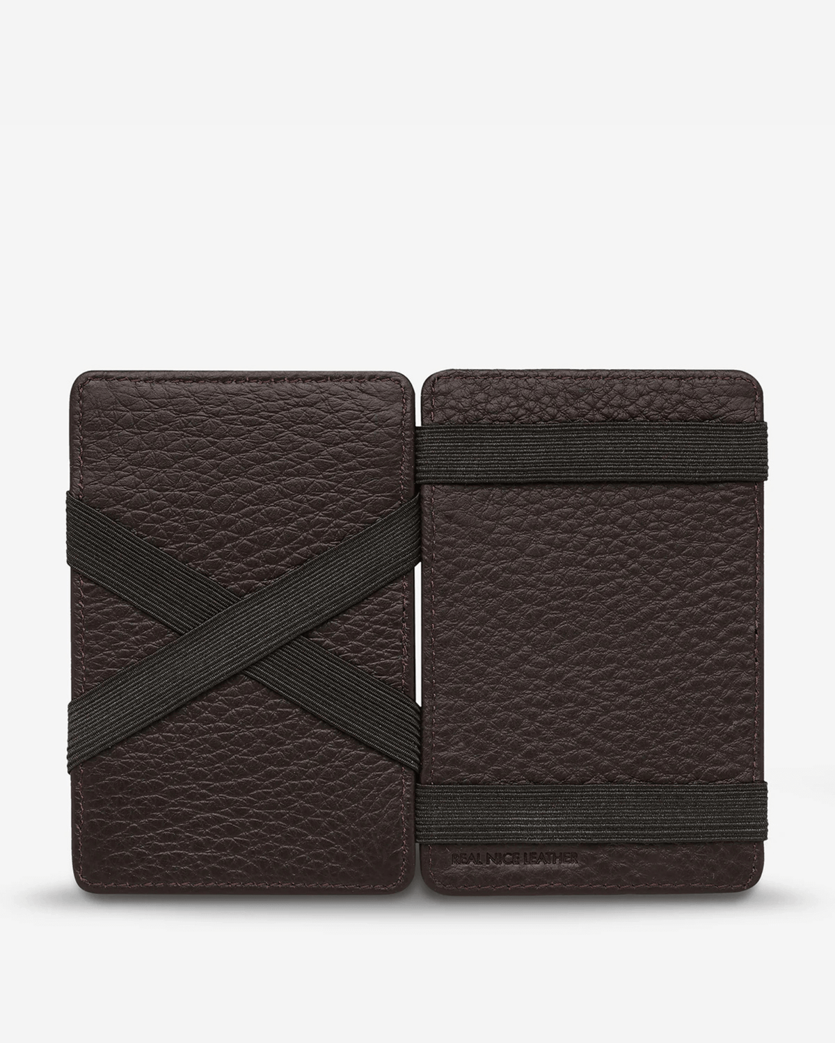 FLIP WALLET CHOCOLATE LEATHER