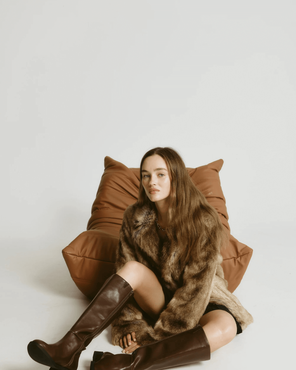 GABE KNEE HIGH BOOTS CHOCOLATE BROWN