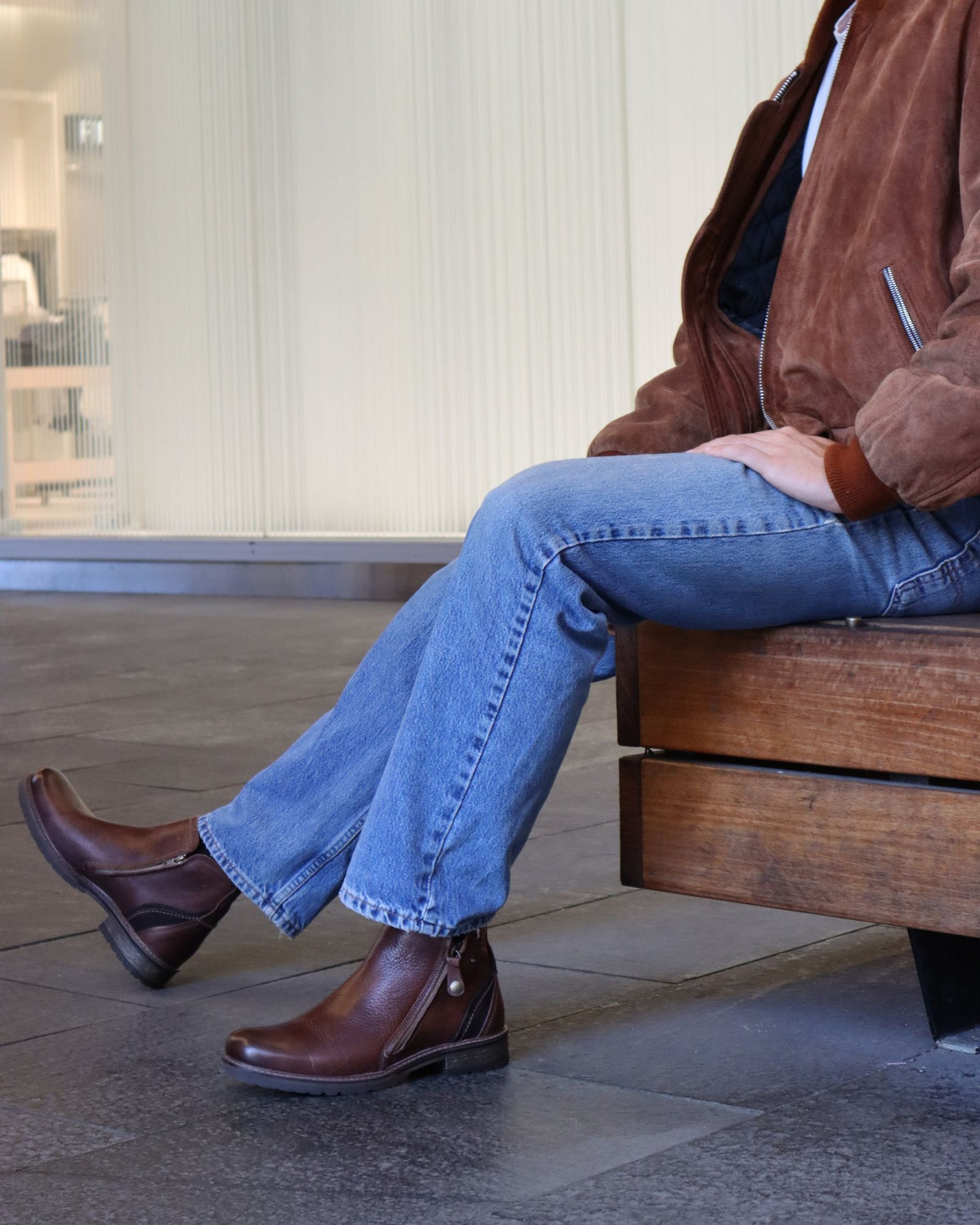 HUNTER BOOTS DARK BROWN LEATHER